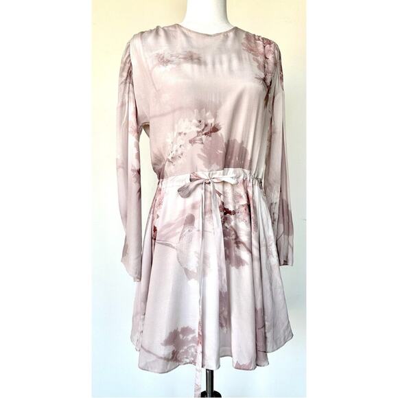 New Allsaints Cassandra Ume Petal Pink Dress Size 6 Retails $299 - Picture 5 of 8